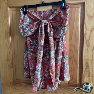 Multi color Boohoo Romper